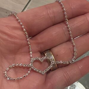 Avon  SP diamond-look heart bracelet delicate